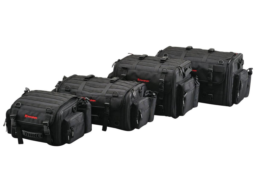 Harley Davidson - Poche de siège extensible avec un volume variable de 20 à 26 l noir