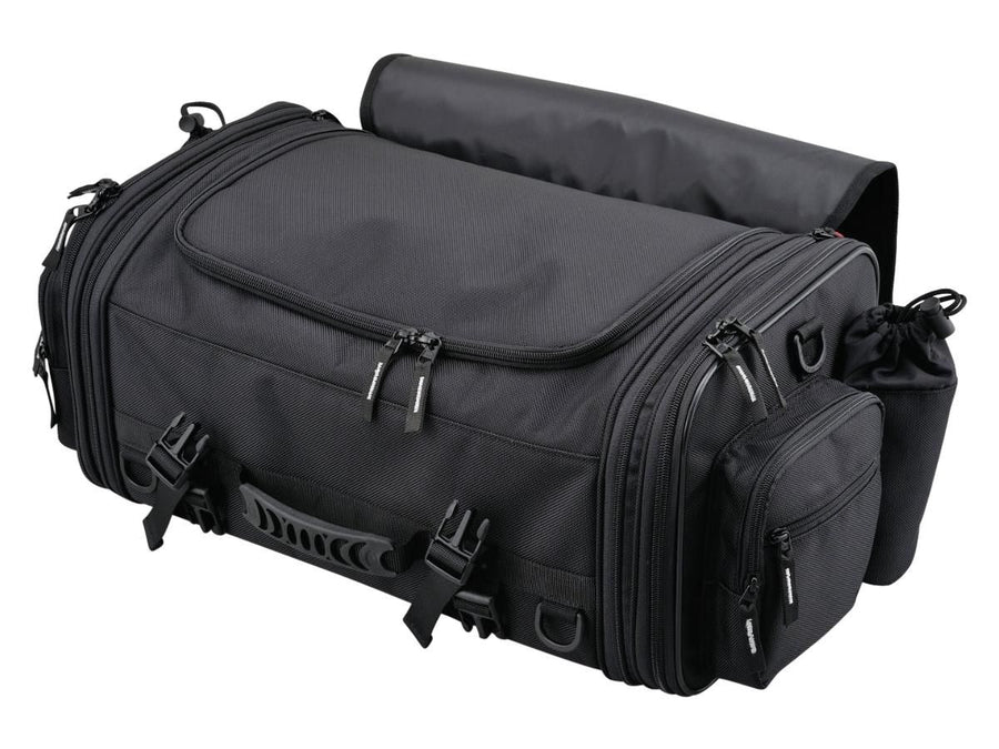 Harley Davidson - Poche de siège extensible avec un volume variable de 33 - 42 l noir