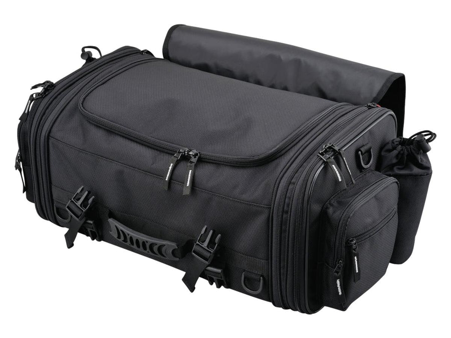 Harley Davidson - Poche de siège extensible avec un volume variable de 33 - 42 l noir