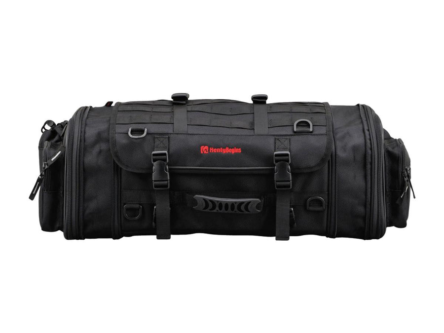 Harley Davidson - Poche de siège extensible avec un volume variable de 33 - 42 l noir