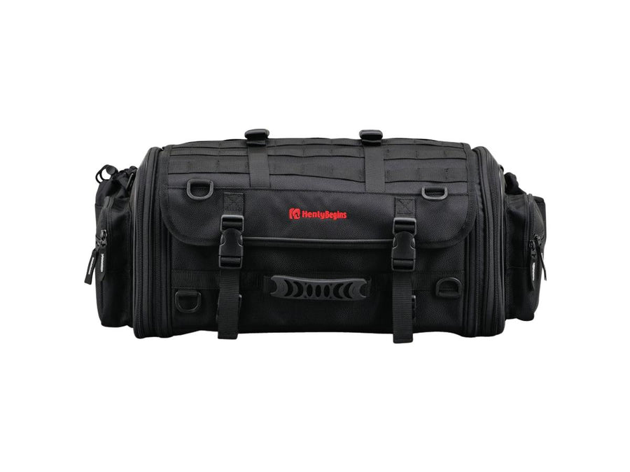Harley Davidson - Poche de siège extensible avec un volume variable de 33 - 42 l noir