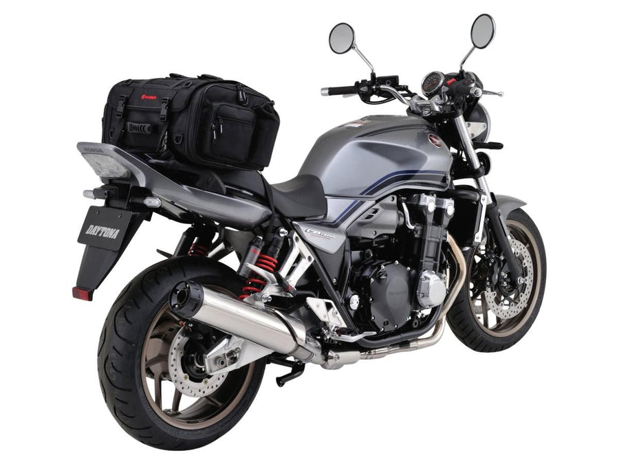 Harley Davidson - Poche de siège extensible avec un volume variable de 33 - 42 l noir