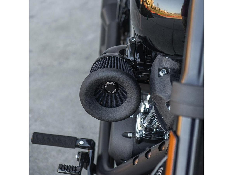 Harley Davidson Sportster [1991-2020] – Velocity 90° Luftfilter Schwarz Eloxiert