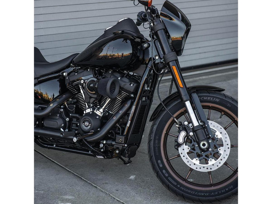 Harley Davidson Sportster [1991-2020] – Velocity 90° Luftfilter Schwarz Eloxiert