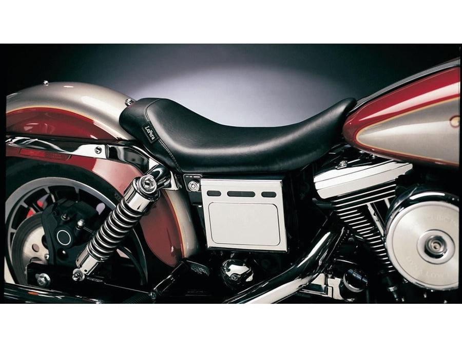 Harley Davidson Dyna [1991-1995]-Bare Bone's solo seat smooth black vinyl