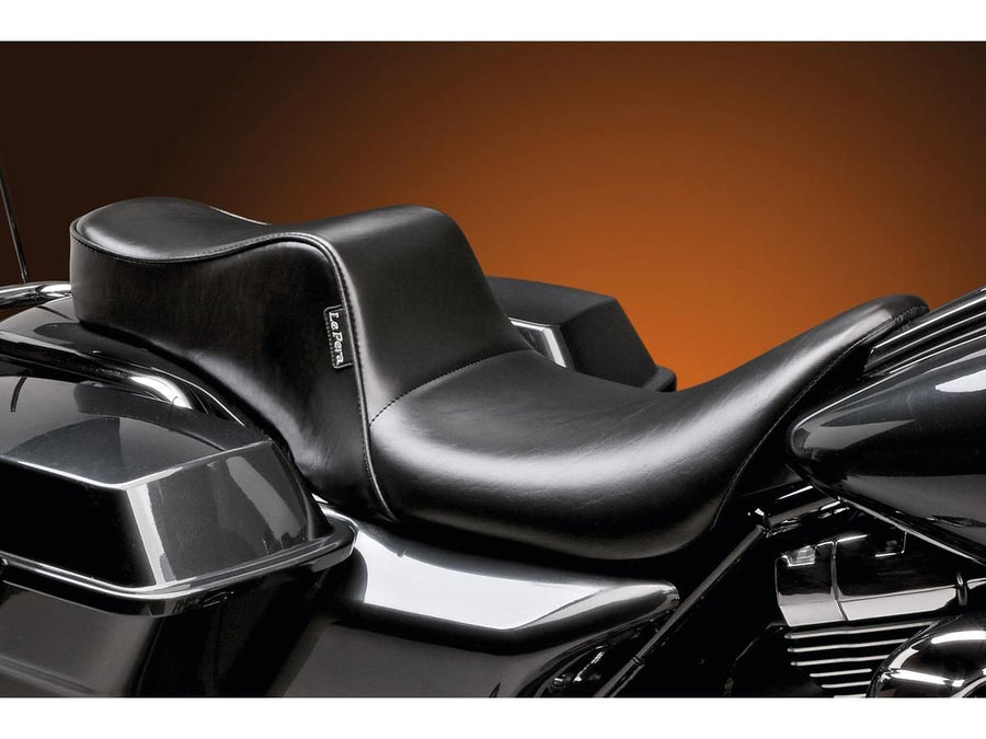 Harley Davidson Touring [2008-2025]-Cherokee seat smooth black vinyl
