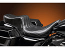 Harley Davidson Touring [2008-2025] – Cherokee Sitz Diamond Stitch Schwarzes Vinyl-1