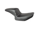 Harley Davidson FLFBS 114 [2018-2020] – Kickflip Sitz Gefaltete Naht Schwarzes Vinyl-1