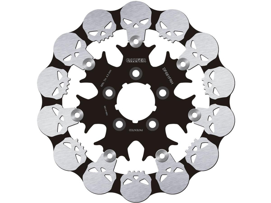 Harley Davidson Sportster [2000-2010] -Totenkopf Wave Floating Brake Disc