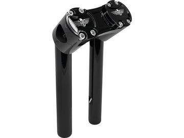 Harley Davidson FX [1974-1978] – 8" Clubstyle Pullback Risers mit schwarzer Klemme