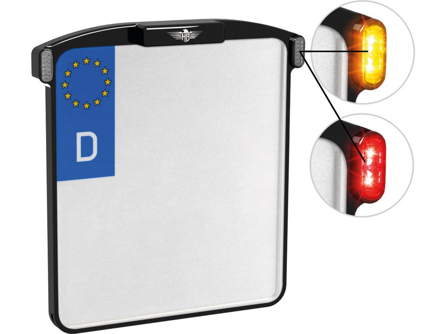 Harley Davidson-in-in-one Micro License Plate Plate Plate 3 in 1 e