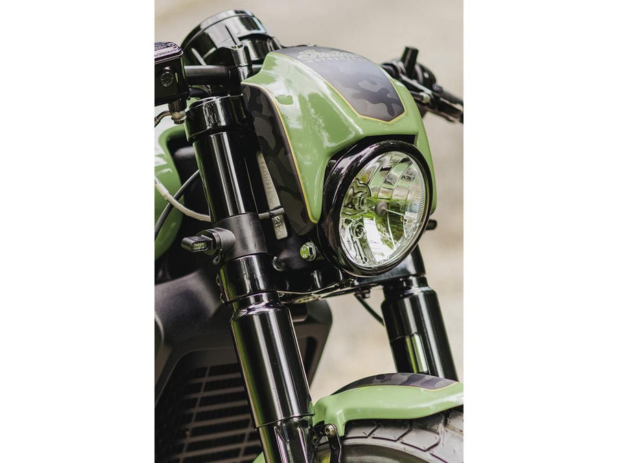 Harley Davidson Scout Bobber [2018-2024] – NRS Style Lampenmaske für den Einsatz mit