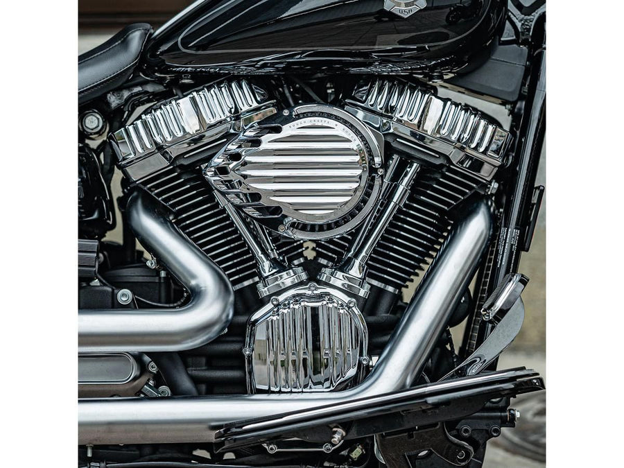 Harley Davidson Dyna [2000-2017]-Filtro ad aria Lamella Plited Crome