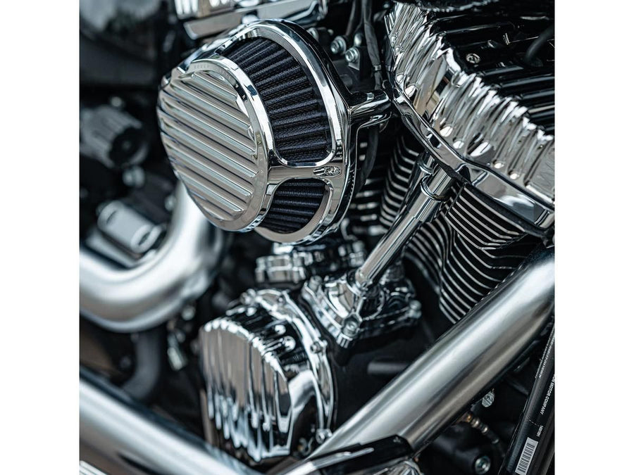 Harley Davidson Dyna [2000-2017]-Filtro ad aria Lamella Plited Crome