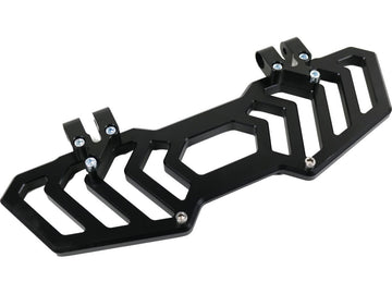 Harley Davidson Touring [1985-2025] -Rrec-carreau de pied du conducteur Black Anodisé - 0