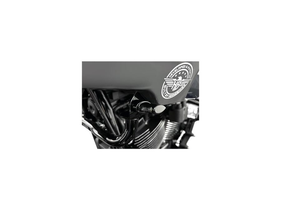 Harley Davidson Fxlrst [2022-2025]-Micro ST Series LED blinker, anodized black
