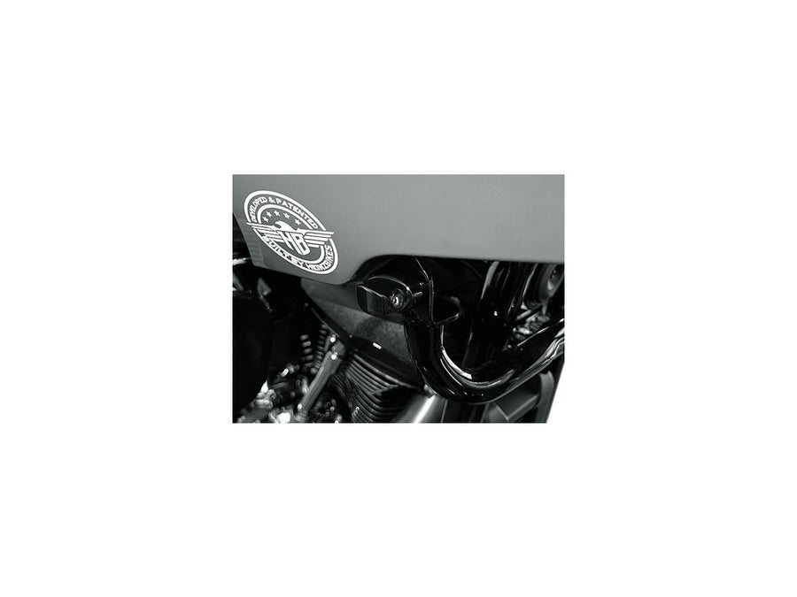 Harley Davidson FXLRST [2022-2025] – Nano ST Series LED-Blinker, eloxiertes Schwarz