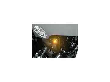 Harley Davidson FXLRST [2022-2025] -NANO ST LED Blinker, Anodisé Black - 0