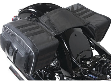Harley Davidson Softail [2000-2017]-Route 1 Road Trip saddlebags black - 0