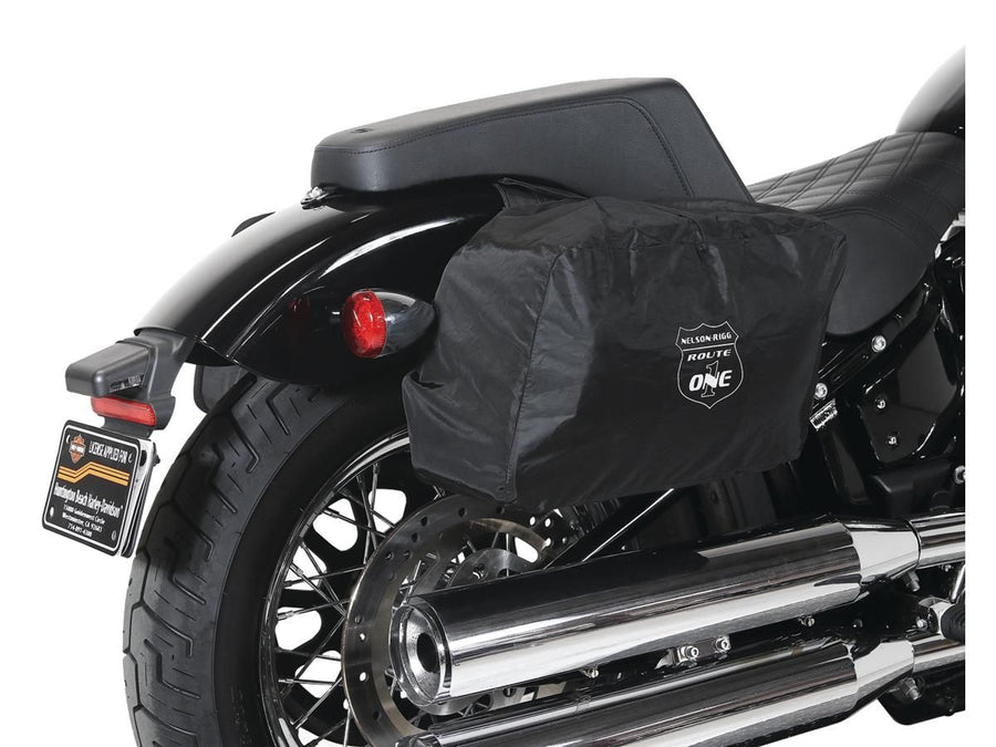 Harley Davidson Softail [2000-2017] -ROUTE 1 Road Trip Saddlebags Black