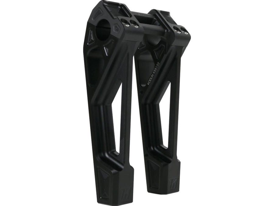 Harley Davidson Sportster [1985-2020] – 8" Universal Fastback Risers Schwarz Eloxiert