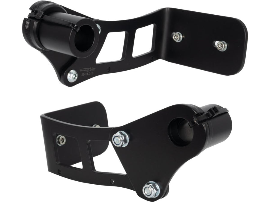 Harley Davidson Softail [2018-2024]-medium-sized license plate holder per side assembly