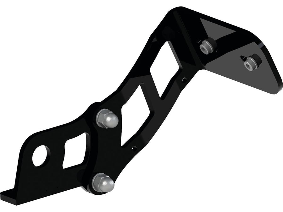 Harley Davidson Dyna [2006-2007] -Middle Pro Porta di licenza laterale Nero