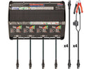 Harley Davidson-Pro-4 Duo 12V 5a Chargeur de batterie de diagnostic automatique x 4-1