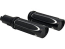 Harley Davidson Flhxse [2023-2025]-Deep Cut Comfort handles black 1 "Gas train by-1