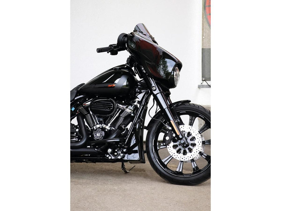 Harley Davidson Flhrxs [2021-2025]-Custom Chin cladding gloss black black