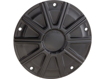 Harley Davidson Dyna [1999-2017] – 10-Gauge Derby Abdeckung Schwarz Eloxiert