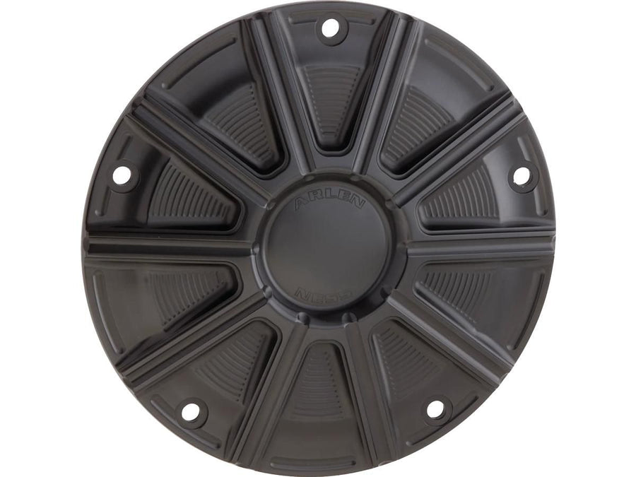 Harley Davidson Dyna [1999-2017]-10-gauge derby cover black anodized