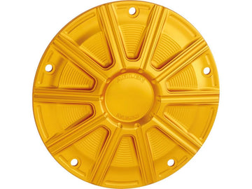 Harley Davidson Dyna [1999-2017] -10-Gauge Derby Cover Gold anodizzato