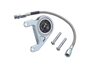 Harley Davidson Dyna [1999-2017] -Radius Oil Pressure METER KIT con Ness-Logo