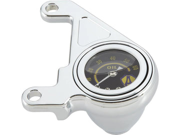 Harley Davidson Dyna [1999-2017] -Radius Oil Pressure METER KIT con Ness-Logo - 0