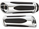Harley Davidson Sportster [1976-2020]-Deep Cut Comfort handles Chrom 1 "Gas trains-1