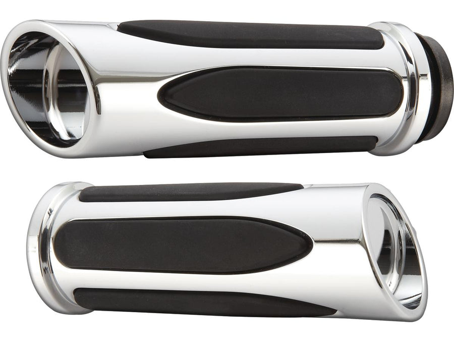 Harley Davidson Sportster [1976-2020]-Deep Cut Comfort handles Chrom 1 "Gas trains