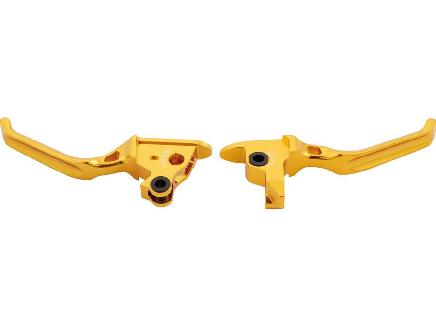 Harley Davidson Touring [2017-2020]-Method hand lever gold anodized hydraulic
