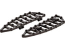 Harley Davidson FLSL [2018-2021]-MX driver's footrest black anodized-1