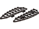 Harley Davidson FLSL [2018-2021]-MX driver's footrest black anodized-3
