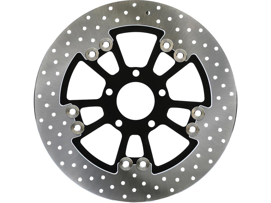 Harley Davidson Dyna [2000-2017] -Round 340 mm Disco di freno galleggiante Black