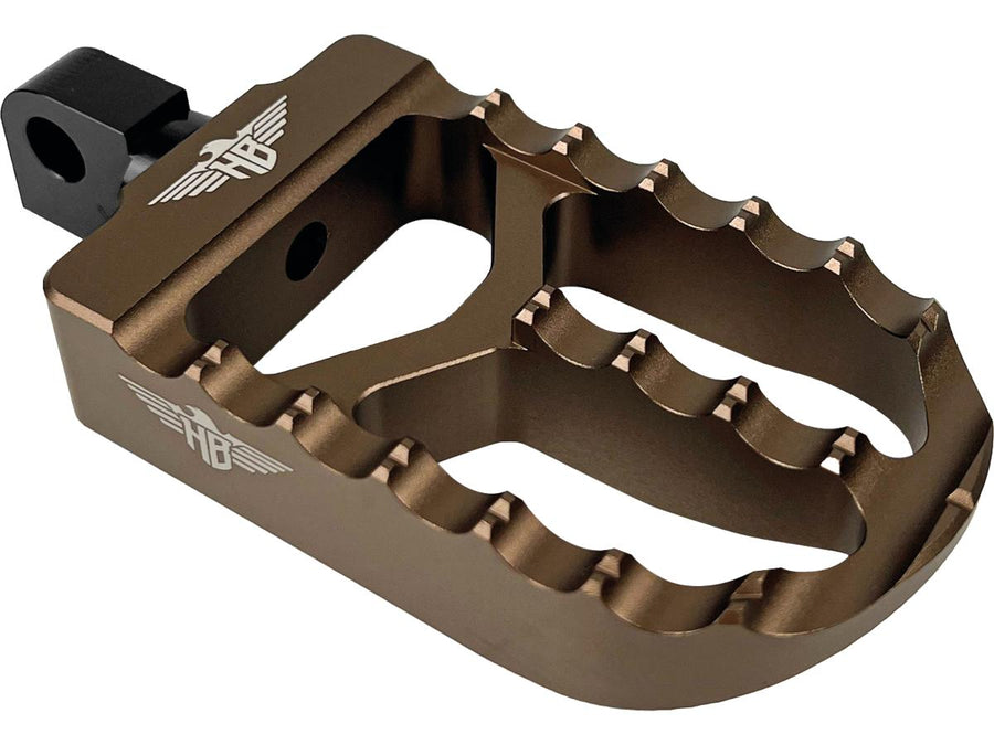 Harley Davidson Softail [2018-2025]-MX V2 footrest bronze anodized