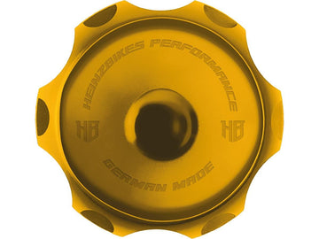 Harley Davidson Sportster [1996-2020]-powerful ventilated fuel lid gold - 0