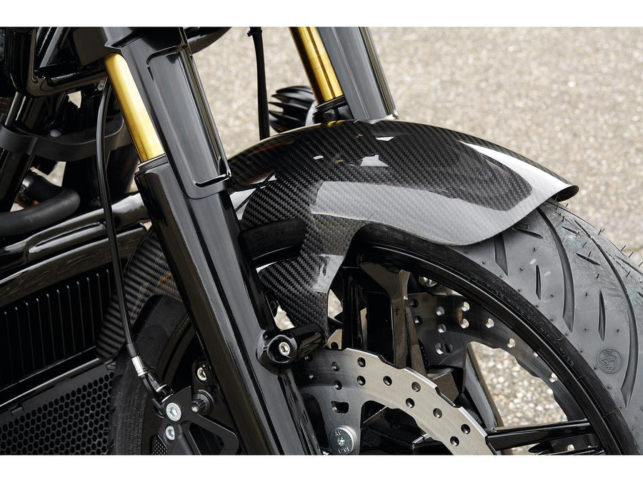Harley Davidson Flhxse [2023-2024]-Cafe Carbon Fiber front wheel protection sheet 19 "