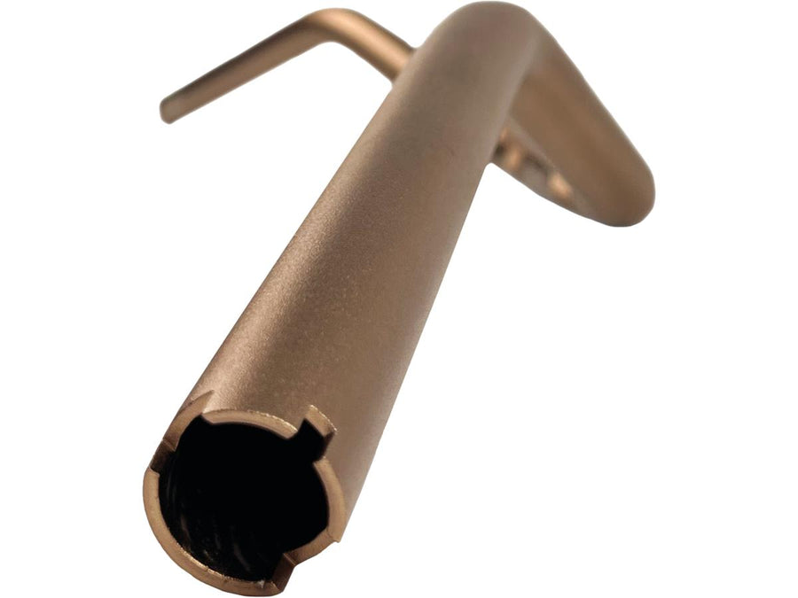 Harley Davidson-Performance Club-Style Moto mid bar aluminum handlebar 3-hole bronze