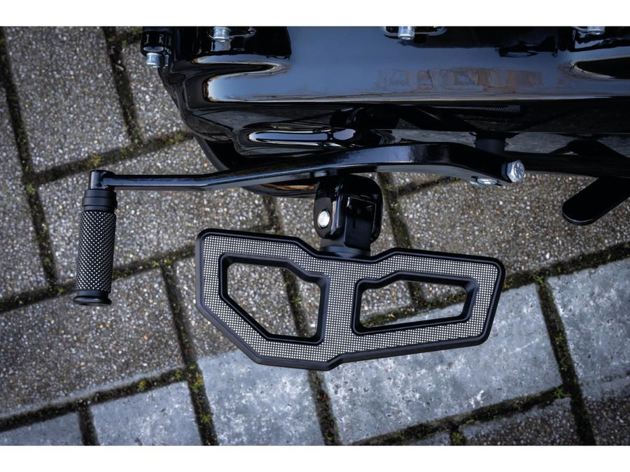 Harley Davidson Softail [2018-2025] -Mini Free Board Repotrest Set Black Satin