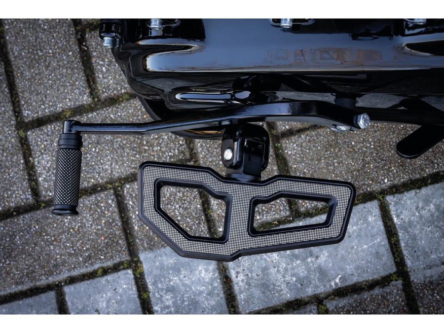 Harley Davidson Softail [2018-2025] -Mini Free Board Repotrest Set Black Satin