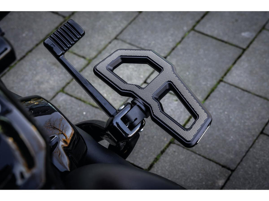 Harley Davidson Softail [2018-2025] -Mini Free Board Repotrest Set Black Satin