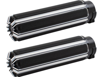 Harley Davidson Scout [2015-2024] -10 Gauge Hands Black 7/8 "Anodized Gas Train di