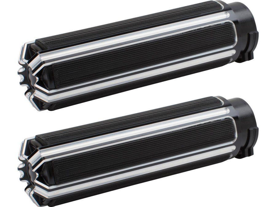 Harley Davidson Scout [2015-2024] -10 Gauge Hands Black 7/8 "Anodized Gas Train di